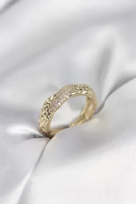 Genel Markalar Zirkon Taşlı Puntalı Gold Renk Kadın Yüzük 5886 - 3B10011304-9674
