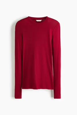 H&M Pima Pamuklu Jarse Üst