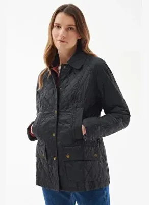 Barbour Beadnell Kapitone Ceket BK91 Black