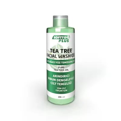 Softto Plus Yağlı Cilt için Temizleyici Yüz Temizleme Jeli 200 ml