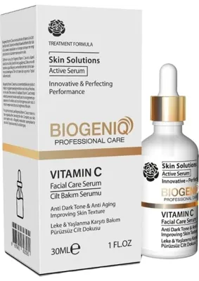 Biogeniq Beauty Profesyonel Bakım C Vitamini Yüz Bakım Serumu 30 ml