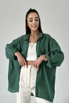 Fast Perry Düşük Omuzlu Oversize Gömlek
