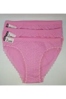 Tutku Kadın 6'lı Paket Pembe Işıl Bikini Külot 0773 Fua Shop
