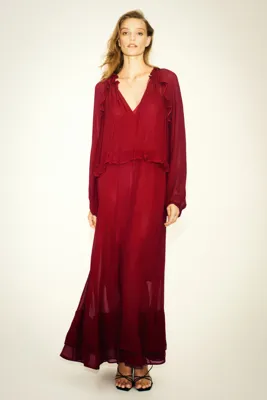 H&M Flounce-trimmed dress