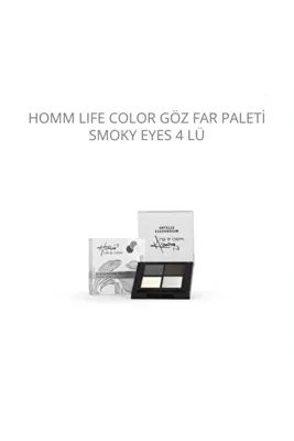 hommbitkisel HOMM LIFE COLOR GÖZ FAR PALETİ SMOKY EYES 4 LÜ