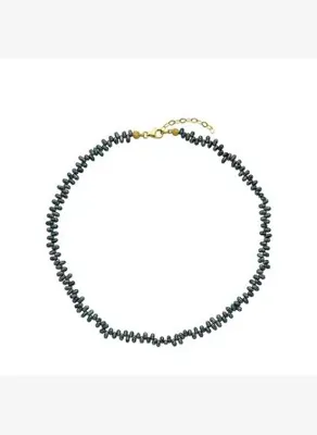Linya Jewellery Triton Asimetrik Siyah İnci Kolye