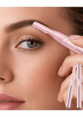 İlkyaz Fashion Ifk Kaş Düzeltici Elektrikli Tüy Alma Cihazı Yüz Çene Dudak Için Hassas Trimmer