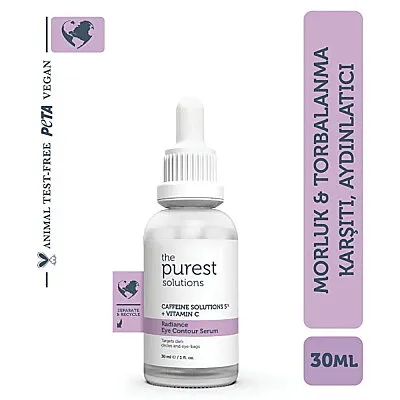 The Purest Solutions Göz Altı Torbalanma Ve Morluk Karşıtı Bakım Serumu 30 ml