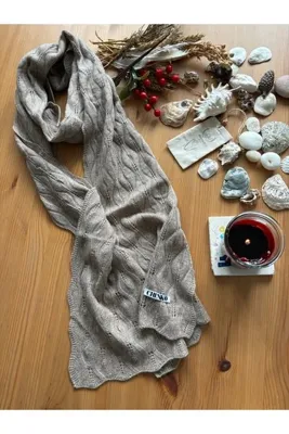 Chinko KAŞMİR VE YÜN AJURLU KARIŞIMLI İNCECİK YUMUŞACIK KADIN ATKISI
