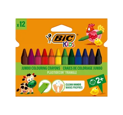 Diğer Bic Plastidecor Üçgen Pastel Boya 12'li - 5 Adet Tarı