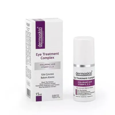 Dermoskin Bakım Vitaminli Hyalüronik Asit Tüm Yaşlar Göz Çevresi Krem 15 ml