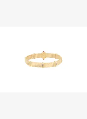 Ema Jewellery Kırmızı Beyaz Taşlı Tasarım Bileklik