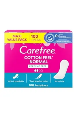 Carefree Normal Parfümsüz 100'lü Günlük Ped