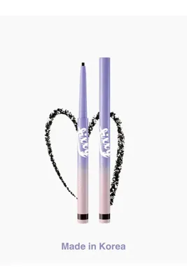 Peach C Slim Waterproof Fixxyliner - Suya Dayanıklı Kalıcı Asansörlü Göz Kalemi (Eyeliner) - 01 Black