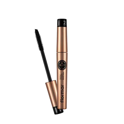 Flormar 3 Kademeli Ayarlanabilir Maskara (SİYAH) - Triple Action Mascara - 001 - 8690604275588