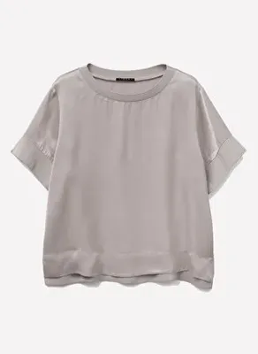 Sisley Açık Gri Kadın %100 Viskoz Bluz 52BZLQ0AN