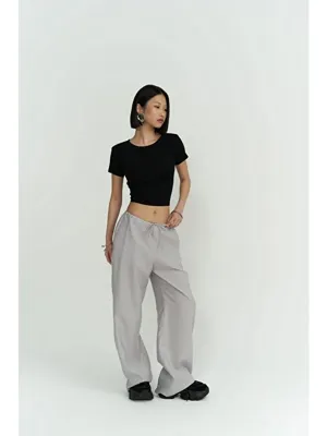 Mai Collection Paris Gri Basic Pantolon