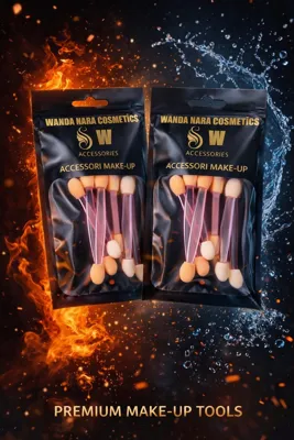 WANDA NARA COSMETİCS Makyaj Far Fırçası Make-up, Profesyonel Dağıtım, Pürüzsüz Bitiş, Doğal Yoğun Renk Etkisi 2 Adet