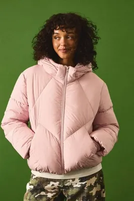 Bershka Kapüşonlu şişme mont