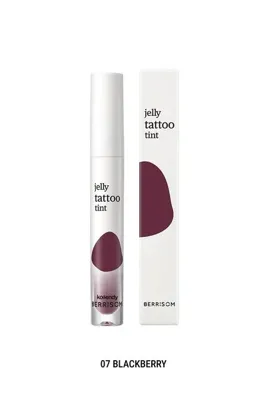 Korendy BERRISOM - Jelly Tattoo Tint #07 Blackberry - ve Hyaluronik Asit İçeren Parlak Bitişli Dudak Tinti 3.8g