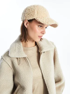LCW ACCESSORIES Pelüş Kadın Kep Şapka