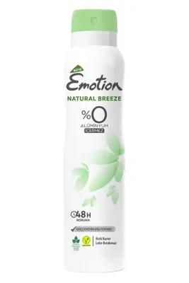Zeus Lojistik EMOTION Natural Breeze Deodorant, 150 Mililitre