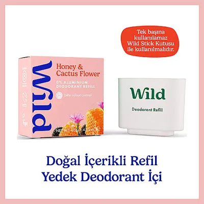 WILD Wild Honey-Cactus Flower Deodorant Refill 40 g