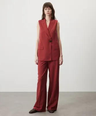 MISS IPEKYOL Wide leg fit ütü izli pantolon