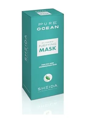 3W CLINIC Sheida Pure Ocean Arıtım Maskesi Yağ Kontrol 75 Ml Yağlı Ve Karma Ciltler İçin