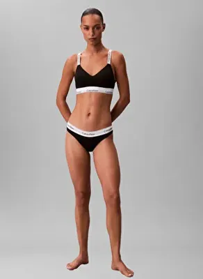 Calvin Klein Siyah Kadın LV00QF8504 CK WOMEN Bralet Sütyen