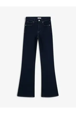 Tommy Hilfiger LUNA MID RISE FLARE ESSENTIAL WW0WW52185-TH1AP