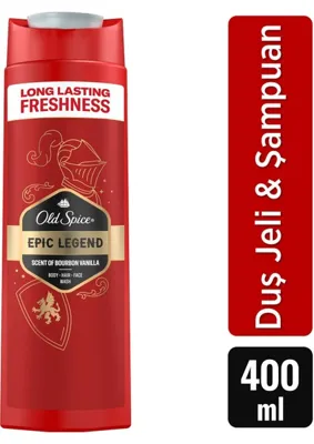 Old Spice Epic Legend Erkek Duş Jeli ve Şampuan 400 ml