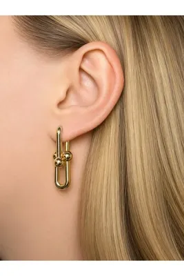 Passionis Jewelry GOLD ZİNCİR MODEL KÜPE