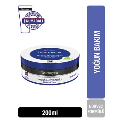 Neutrogena Yoğun Nemlendirici Bakım Kremi Norveç Formülü 200 ml