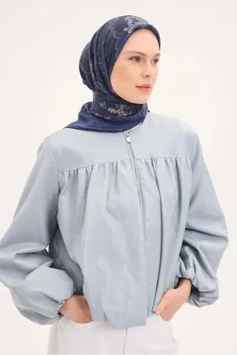 Silk Home Tencel Monare Eşarp Şal Desen Gece Mavisi 90x90