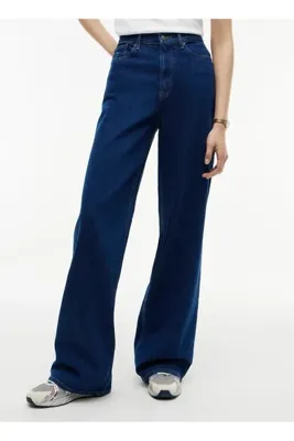 Tommy Jeans Mavi Kadın Denim Pantolon DW0DW224381BK