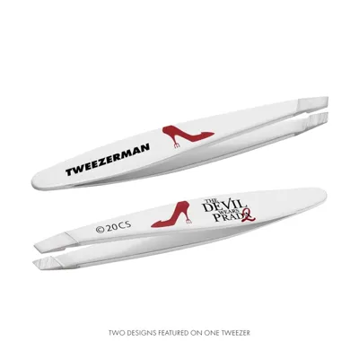 Tweezerman The Devil Wears Prada 2 Özel Koleksiyon - Mini Eğik Uçlu (Slant) Cımbız