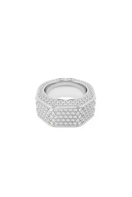 Swarovski 5651367 Yüzük Dextera:Ring Oct Full Pave Cre/Rhs 52