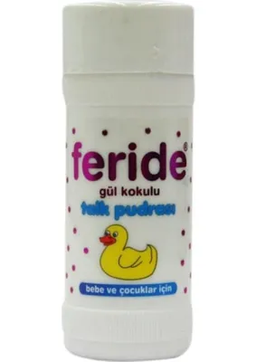 Superclean Feride Gül Kokulu Pudra 75 gr Bebe ve Çocuklar İçin Hafif ve Yumuşak Formül