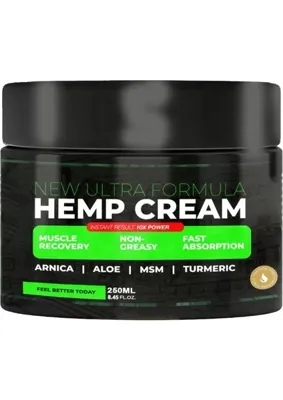 TeknoKapsül Liderglobal Louise Beauty / Hemp Cream - Ağrılarınıza Cildinizi Nemlendirmeye 250 ml Krem