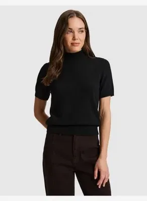 Pierre Cardin Siyah Yarım Balıkçı Yaka Kısakollu Triko50331408-VR046