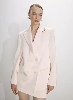 Nazlı Ceren Elodie Blazer Pembe
