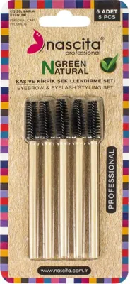 Nascita Green Natural Bambu Maskara Fırçası Seti - 08
