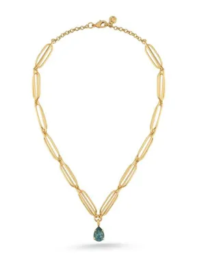 Lisalina Midnight Linked Drop Kadın Altın Kaplama Kolye