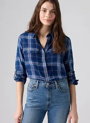 Levi's Levis Mavi Kadın Gömlek ELAINE UTILITY SHIRT  005NJ-0015