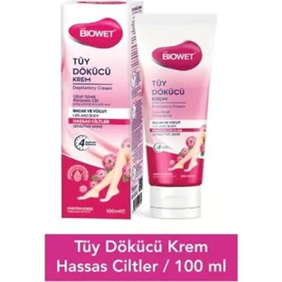 Biowet TÜY DÖKÜCÜ KREM 100ML HASSAS