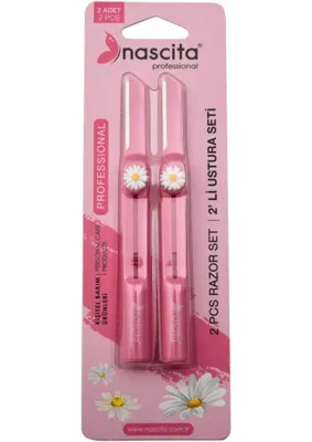 Nascita 2 Li Geri Çekilebilir Razor Seti/ Papatyalı