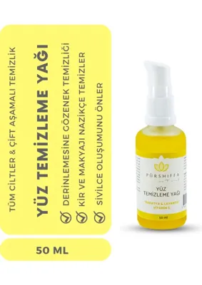 Pürshiffa Yüz Temizleme Yağı 50 ml