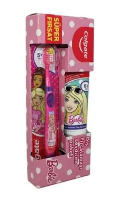 Colgate Çoçuk Diş Macun + Fırça Set Barbie & Batman