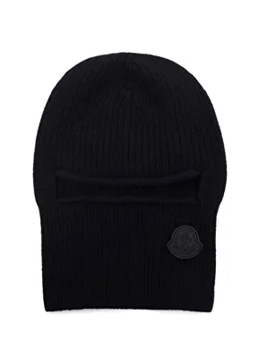 Moncler Siyah Kadın Yün Balaklava